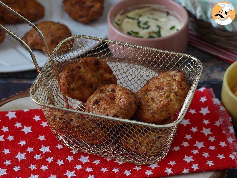 Nuggets de pollo en freidora de aire