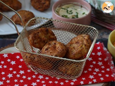 Nuggets de pollo en freidora de aire