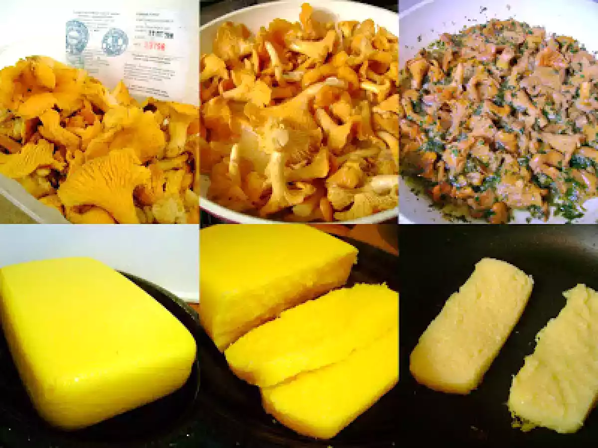 Otoño en mi Cocina! Polenta Grillada con Hongos Galletti (Rebozuelos). - foto 2