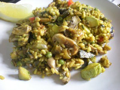 Paella de verduras - Receta Petitchef