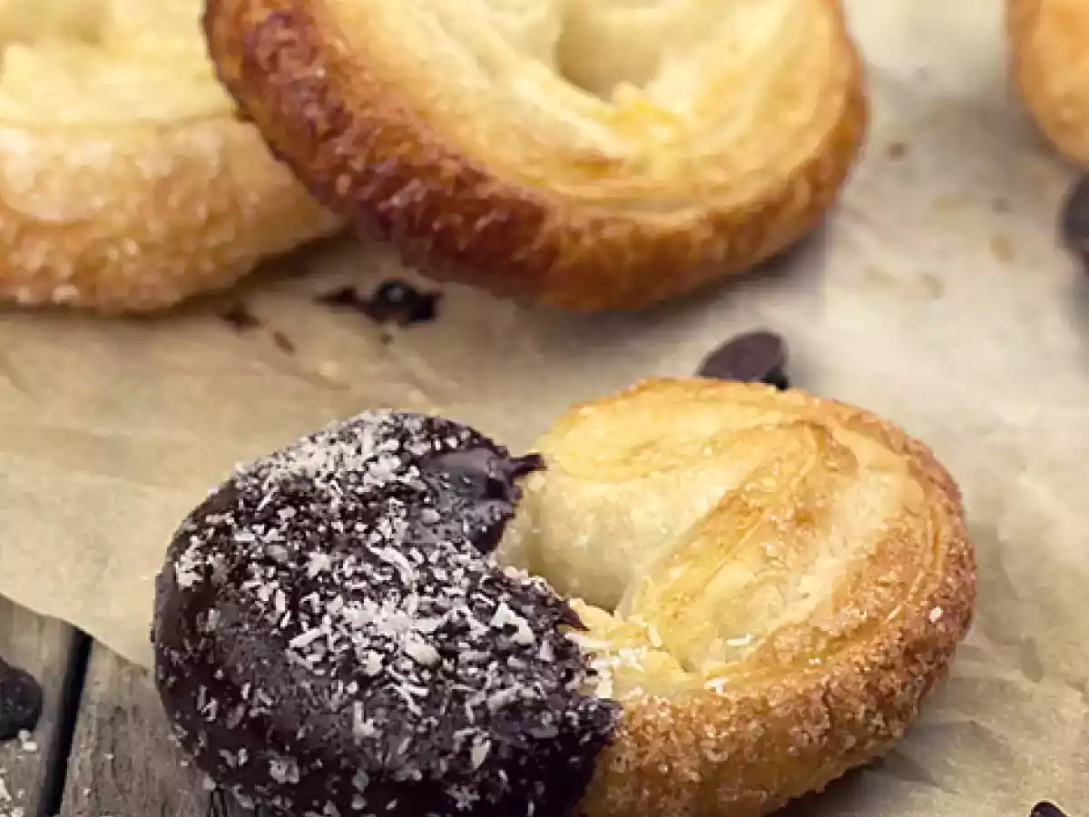 Palmeras de chocolate y coco