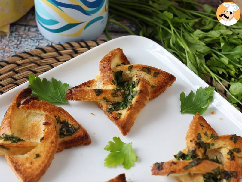 Pan de ajo con forma de estrella - foto 3