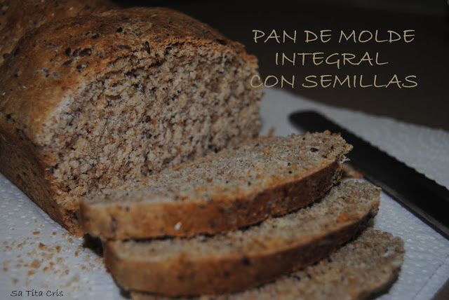 Receta de pan casero de molde integral con semillas. Pan casero todos los  días