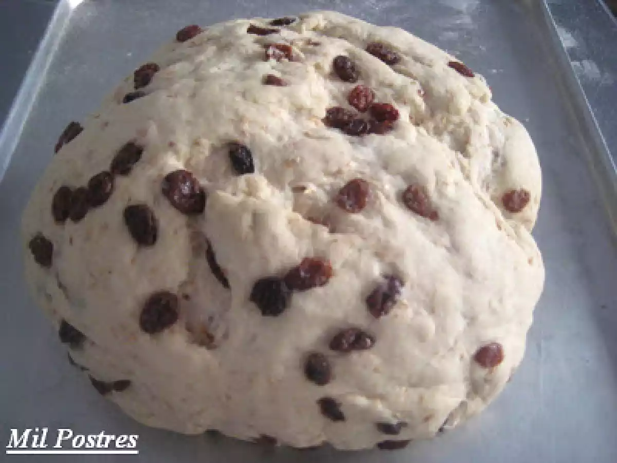 Pan de pasas y moscatel