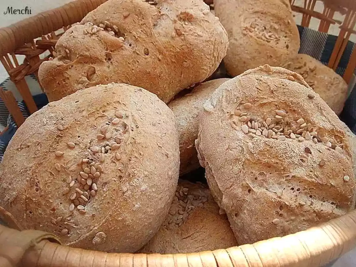 Panecillos de harina integral y trigo - foto 5