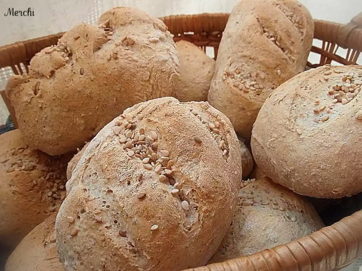 Panecillos de harina integral y trigo - foto 6