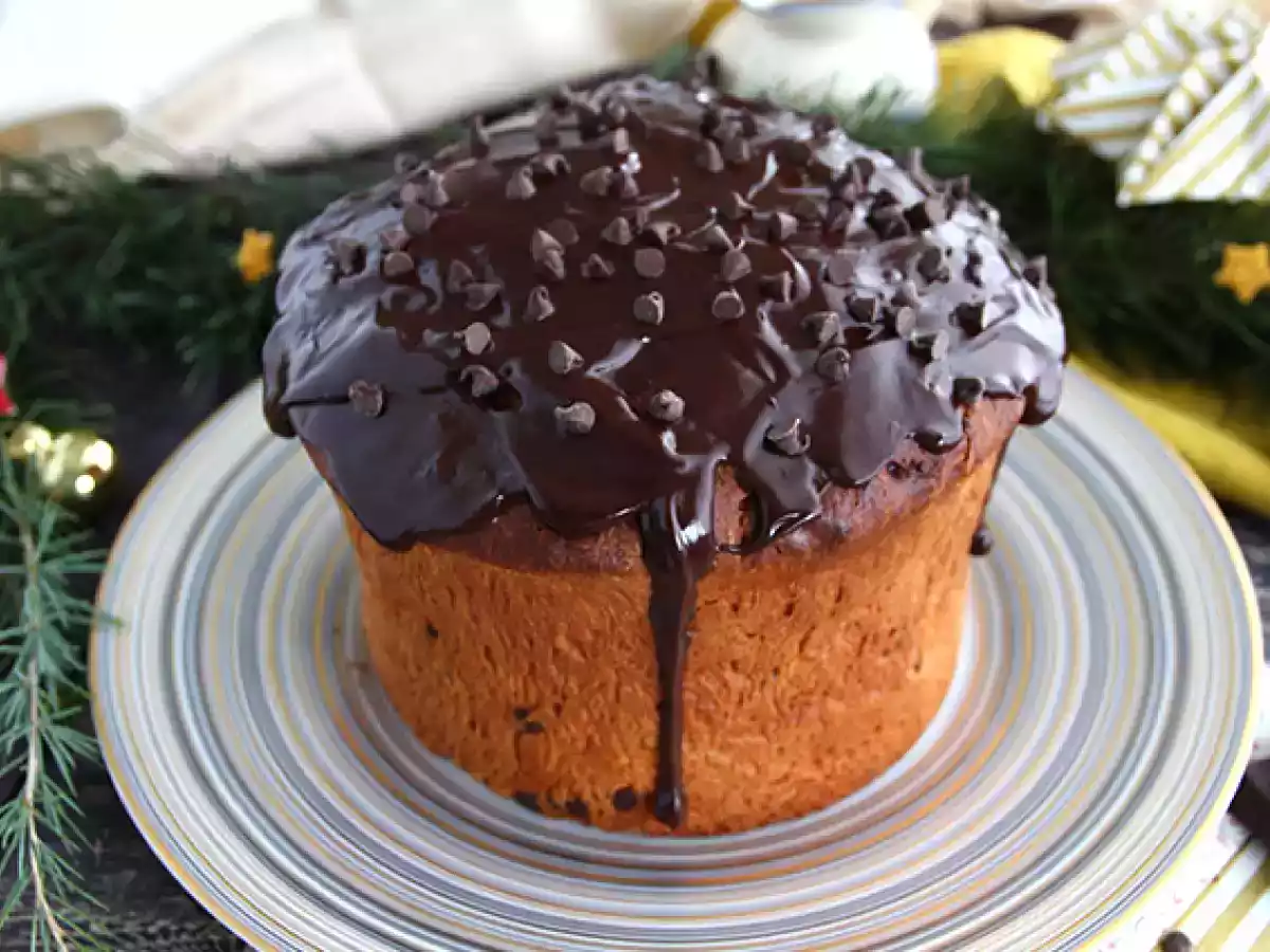 Panettone de chocolate (chocottone)