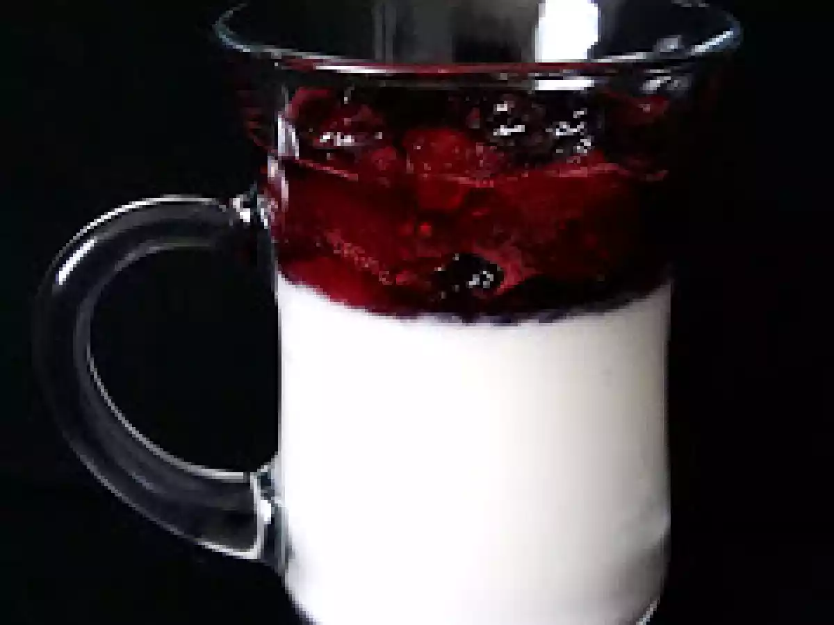 Panna cotta con arándanos - foto 2