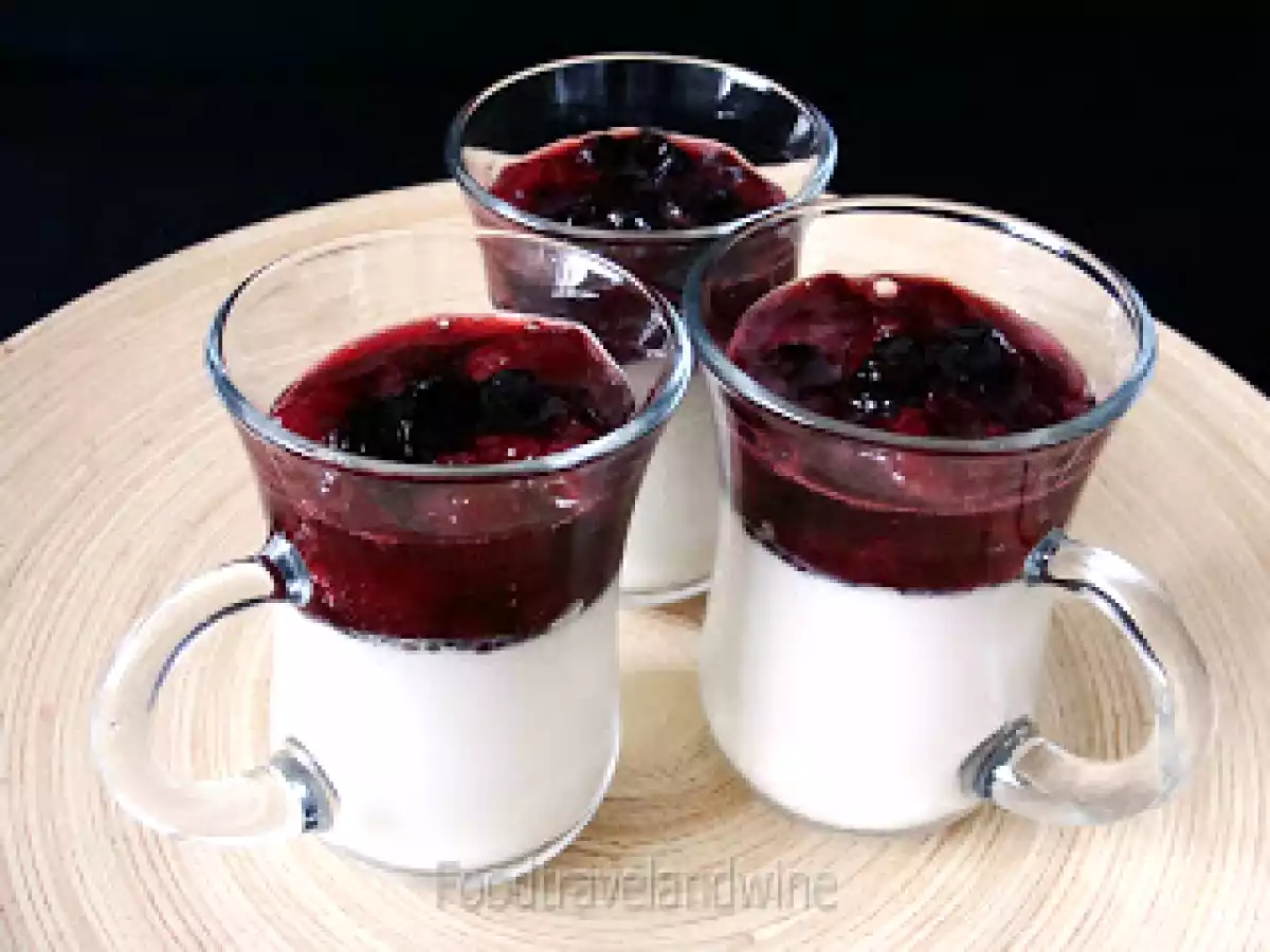 Panna cotta con arándanos - foto 5