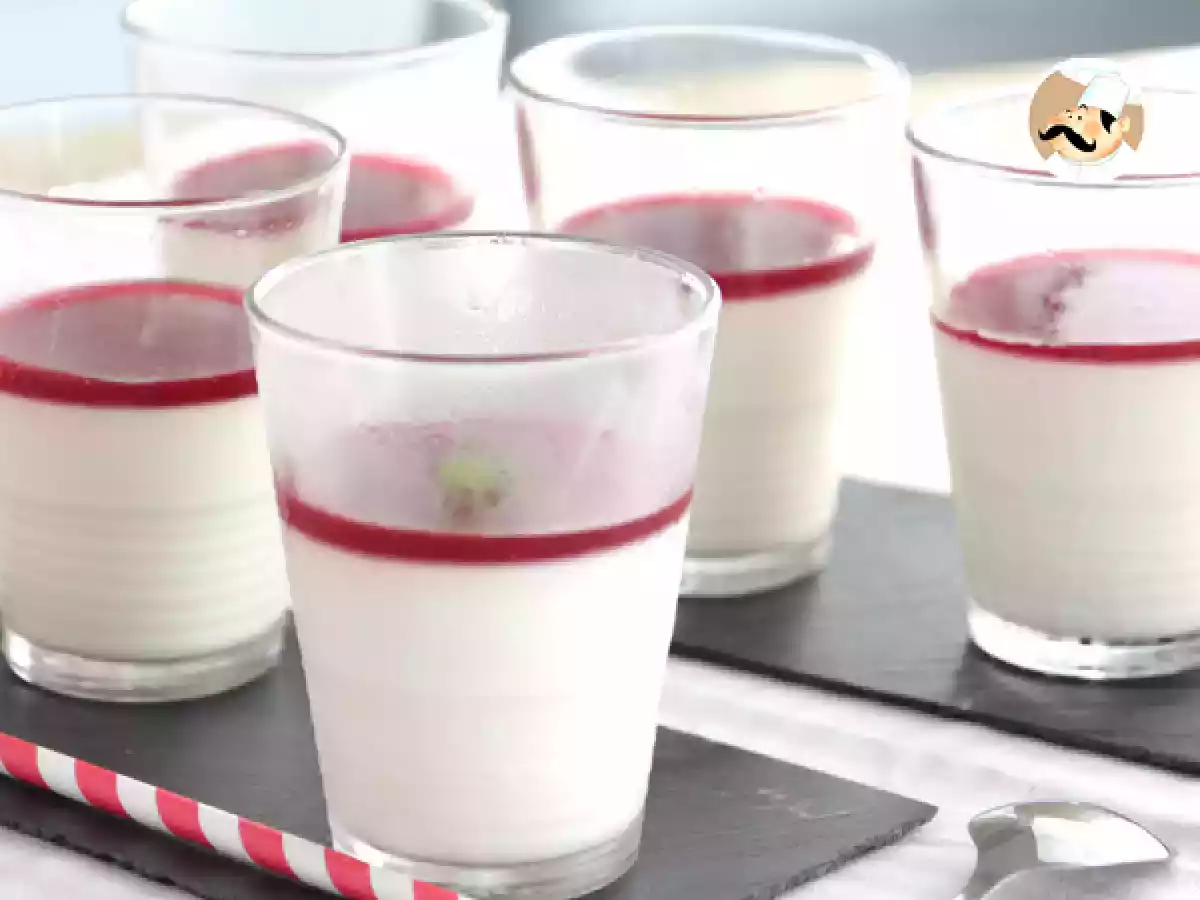 Panna Cotta con coulis de frambuesa - foto 4