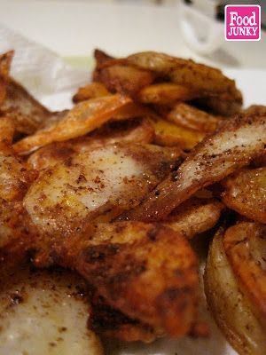 Papas y camote frito con especies (al horno) - Receta Petitchef