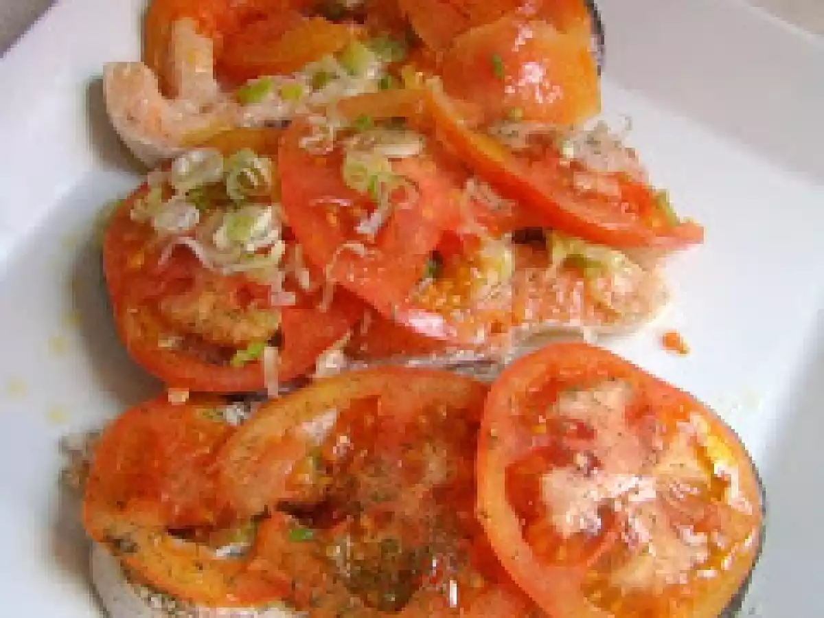 Papillot de salmón con puerro y tomate - foto 2