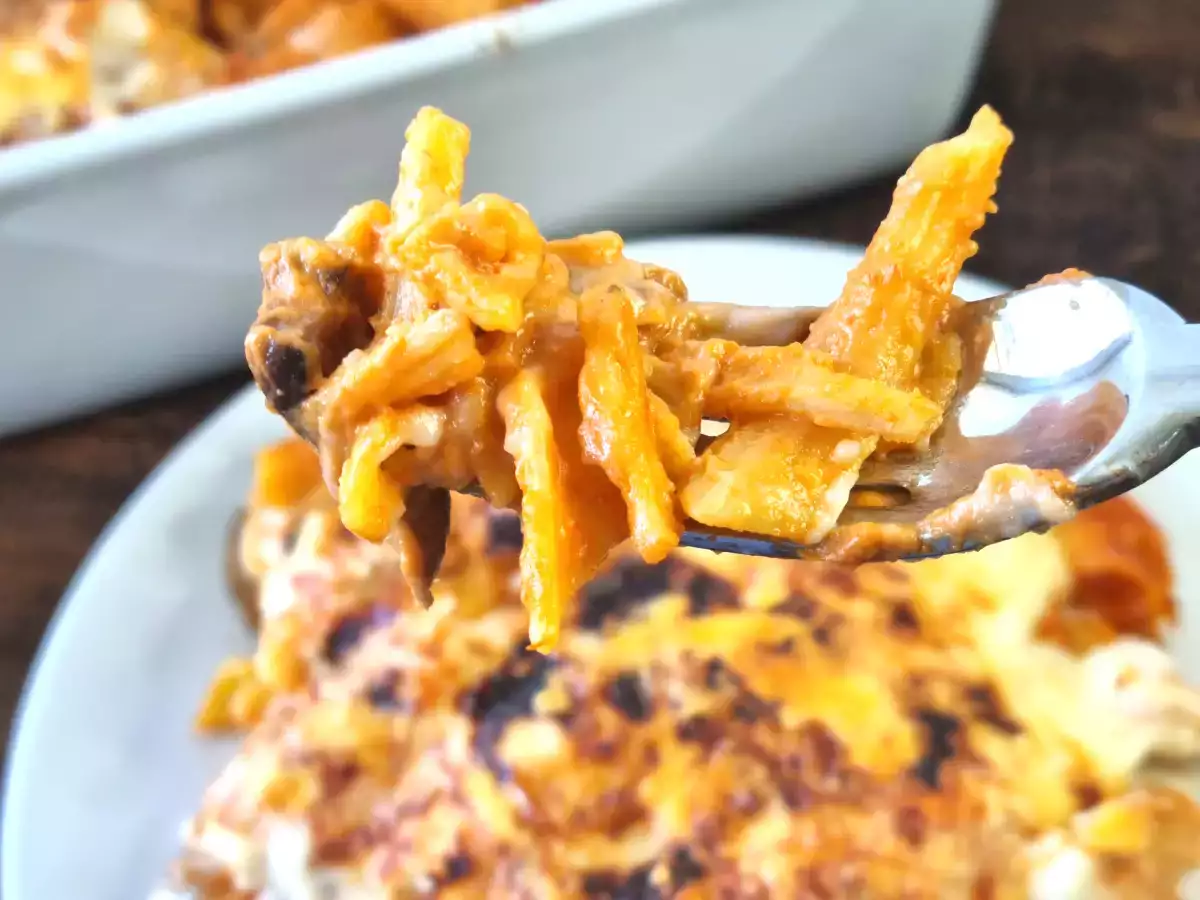 Pasta al forno estilo Ginos (versión vegana y sin gluten) - foto 3