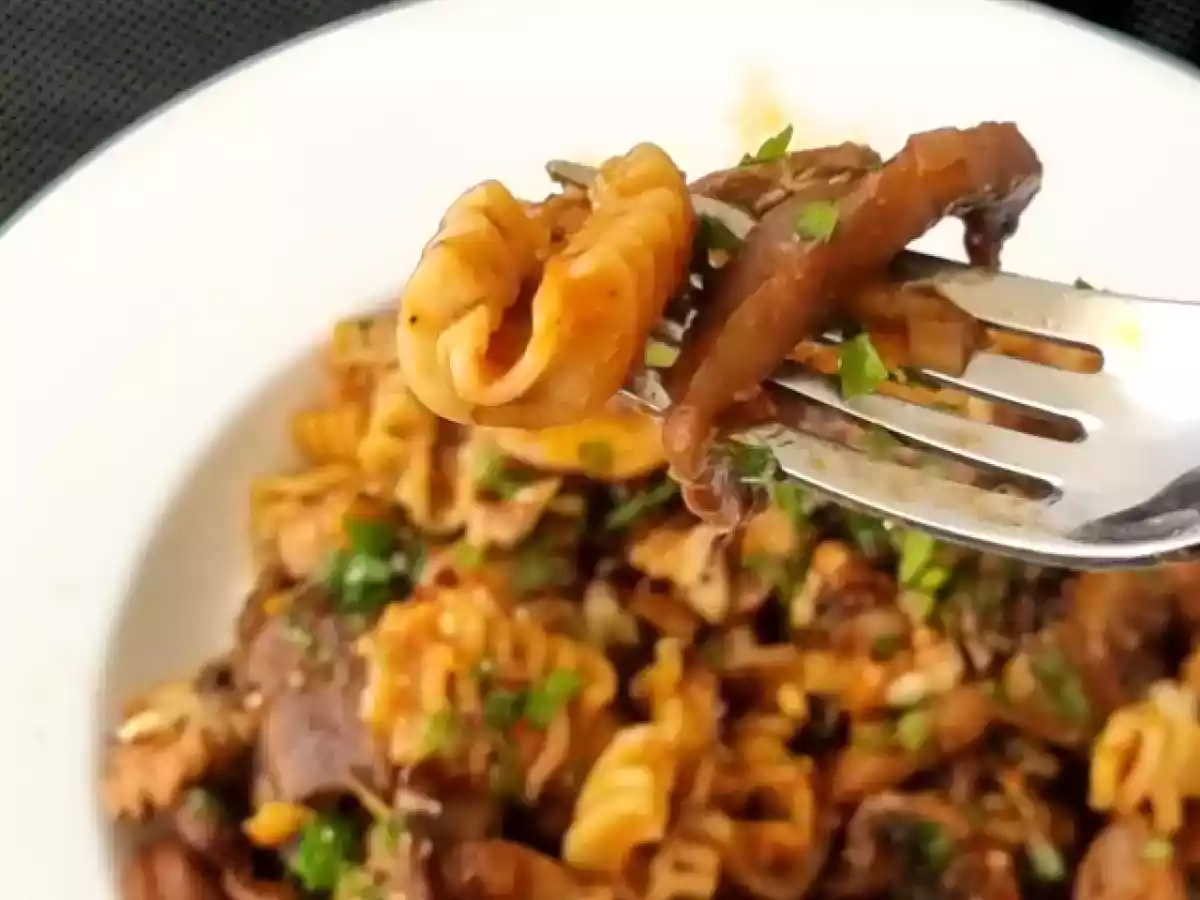 Pasta con ajo y setas {con mucho sabor umami} - foto 3