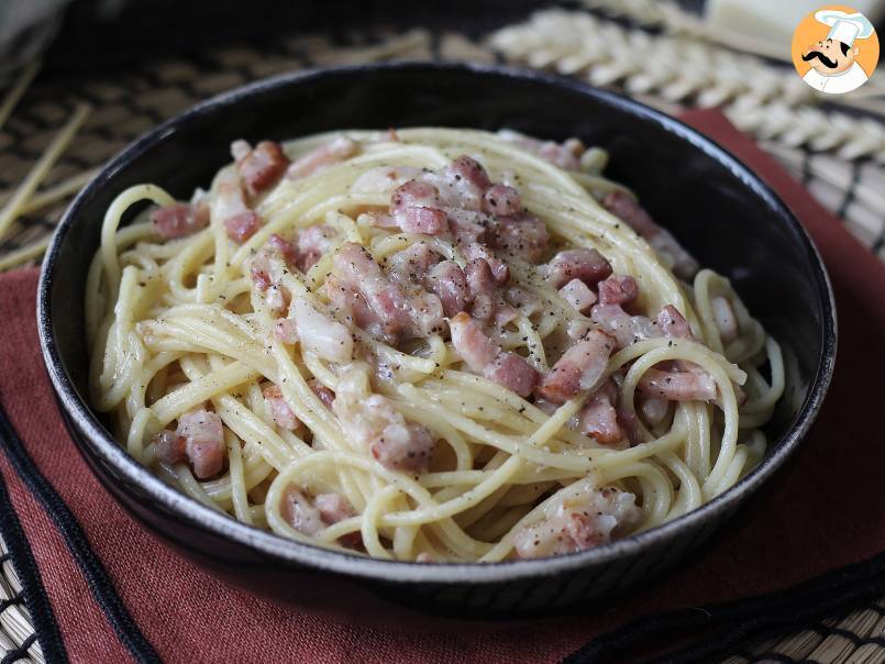 Pasta con bacon: fácil y barata - foto 4