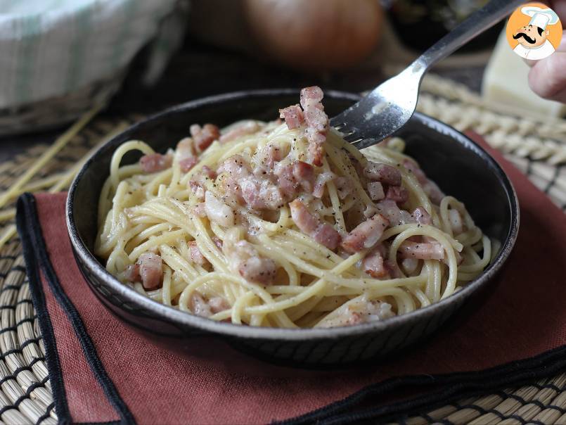 Pasta con bacon: fácil y barata - foto 6