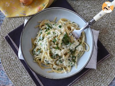 Pasta con crema de cebolla, una receta fácil y económica - foto 2