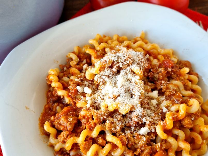 Pasta con ragú a la boloñesa - foto 2