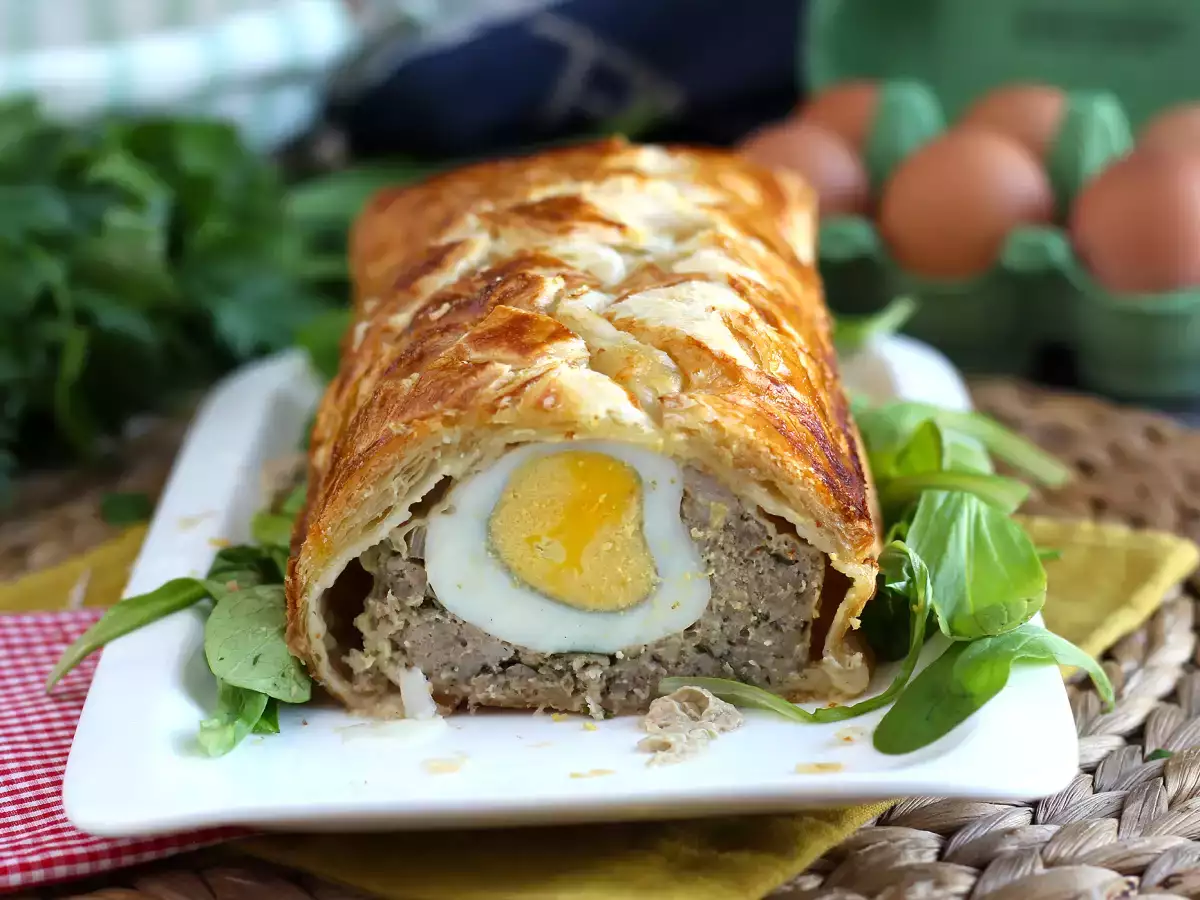 Pastel de carne con hojaldre - foto 3