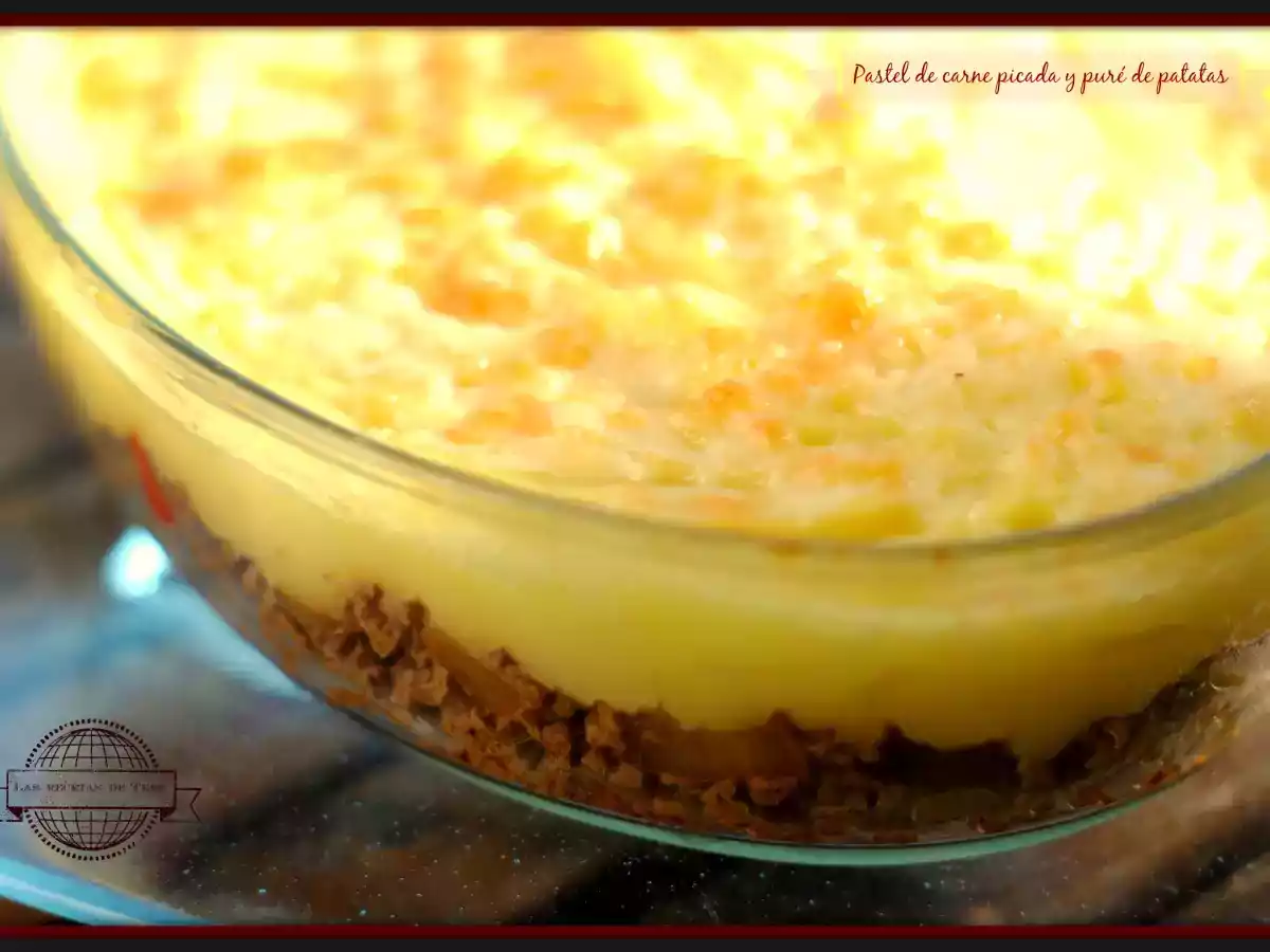 Pastel de carne picada y puré de patatas - foto 2