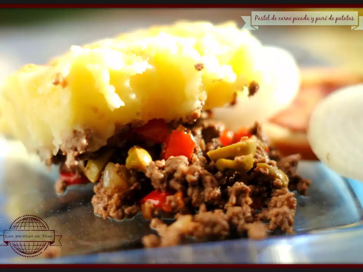 Pastel de carne picada y puré de patatas - foto 4