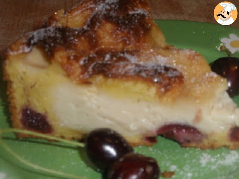 Pastel de cerezas y crema de vainilla - foto 3