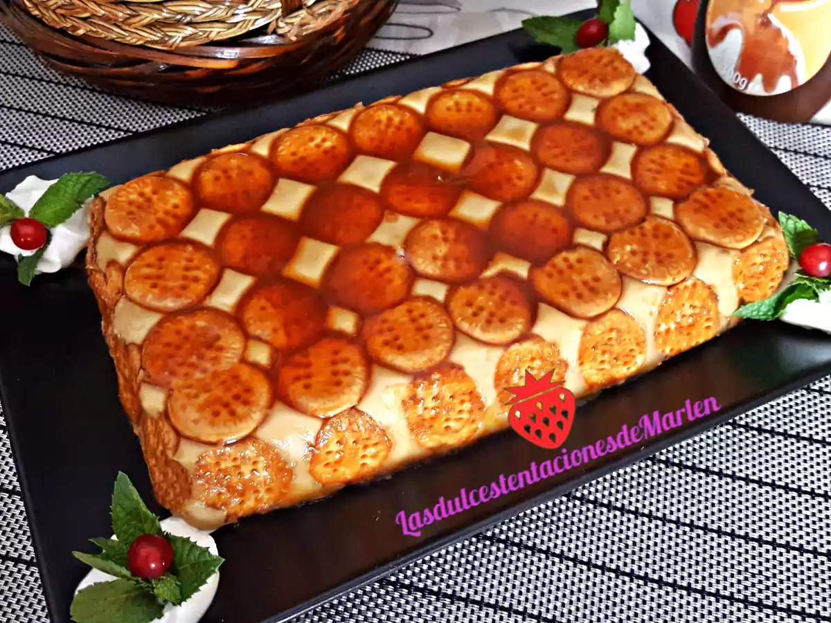 Pastel de Galletas y Leche Condensada