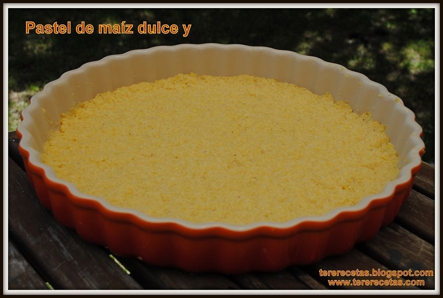 Pastel de maíz dulce con pollo. - Receta Petitchef