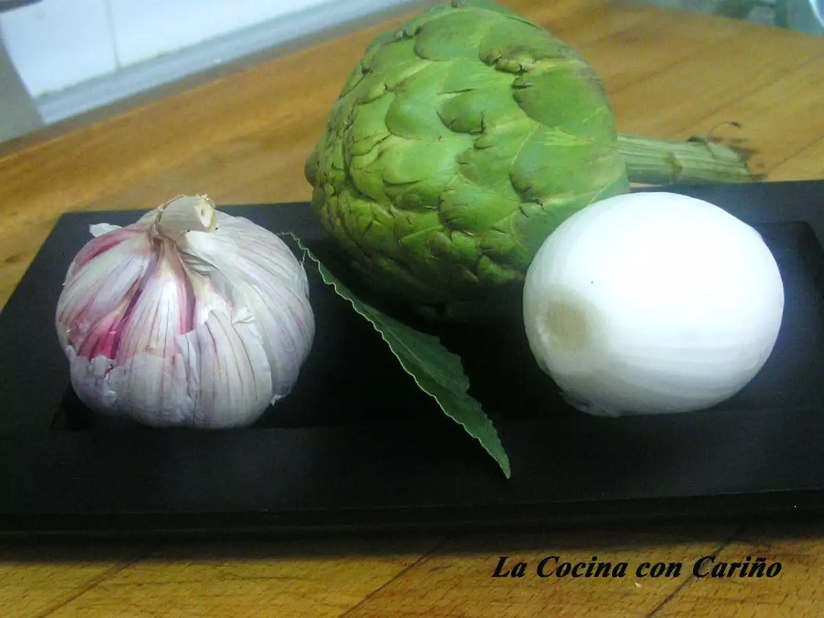 Patatas con Alcauciles - foto 2