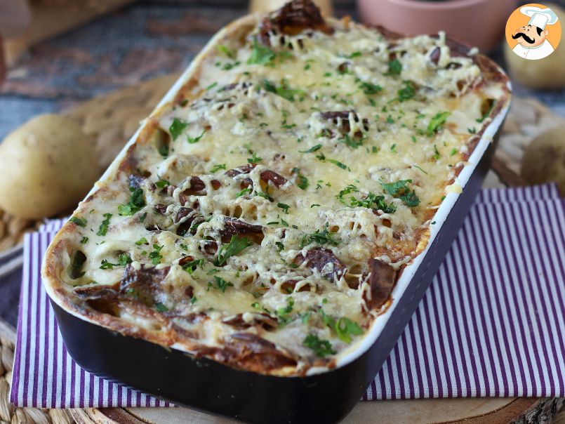 Patatas gratinadas en freidora de aire