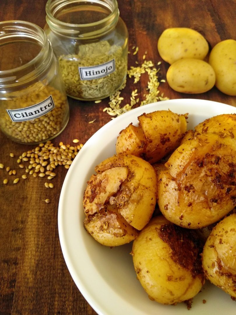 Patatas salteadas con cilantro e hinojo - Receta Petitchef