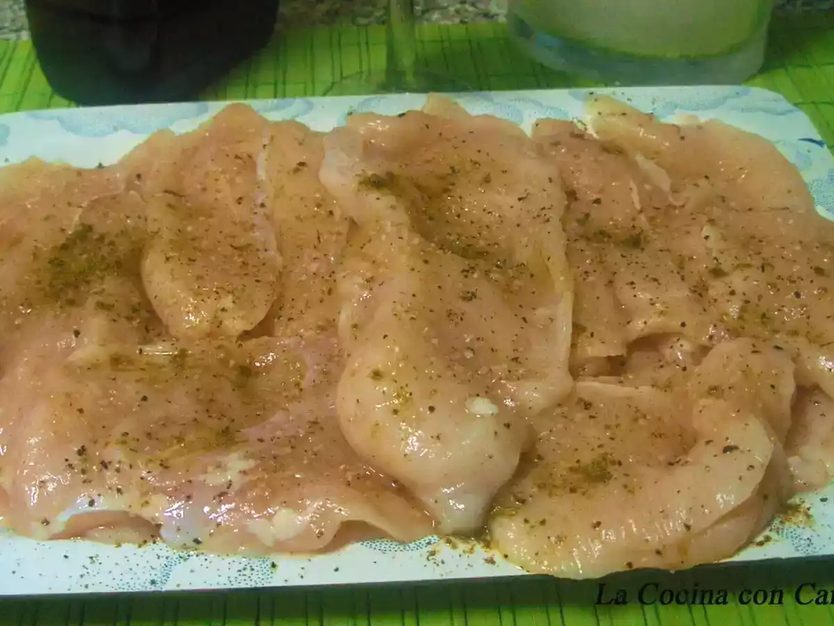 Pechugas de pollo en salsa de naranja - foto 3