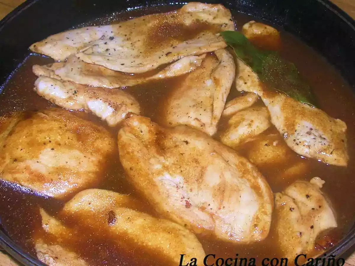 Pechugas de pollo en salsa de naranja - foto 6