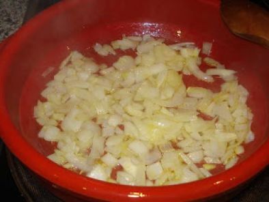 Penne con gorgonzola e salsiccia (Macarrones gorgonzola y longanizas) - foto 4