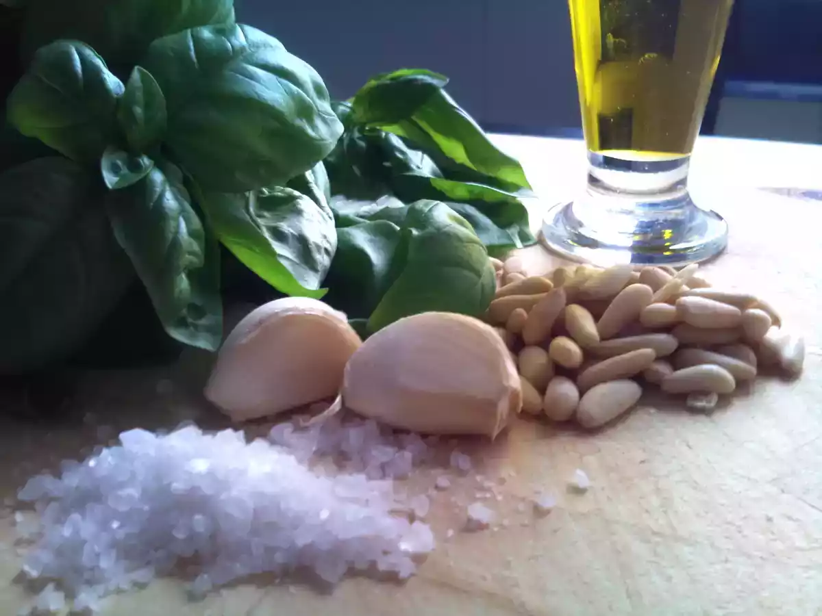 Pesto alla genovese ? Salsa Pesto a la genovesa - foto 6