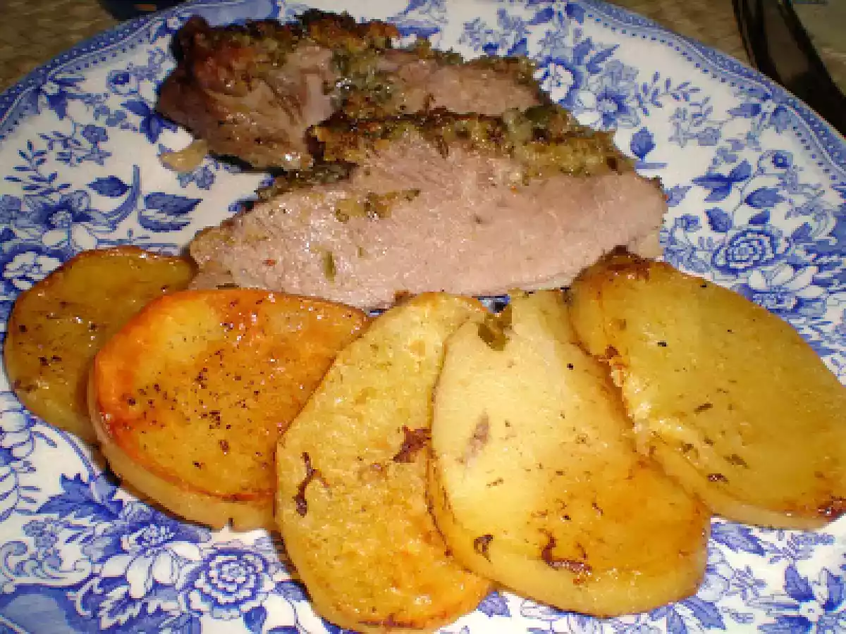 Pierna de cordero con costra de hierbas - foto 2