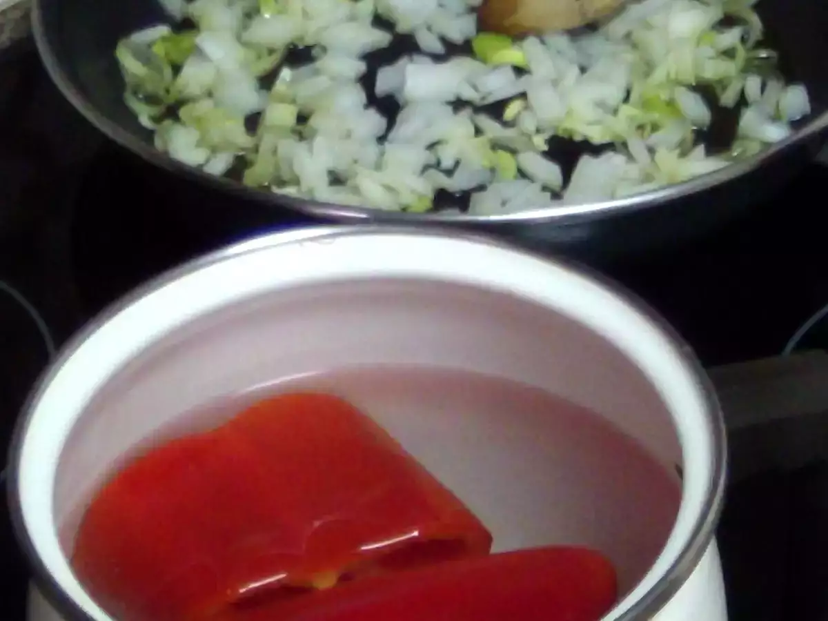 PIMIENTOS RELLENOS DE VERDURA Y ALIOLI - foto 5