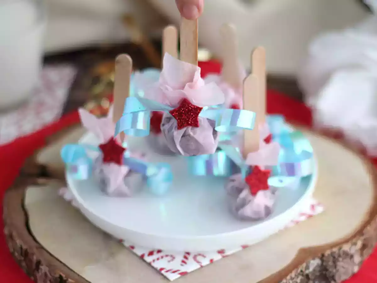 Piruletas de chocolate: chocolate negro + avellanas tostadas - foto 2