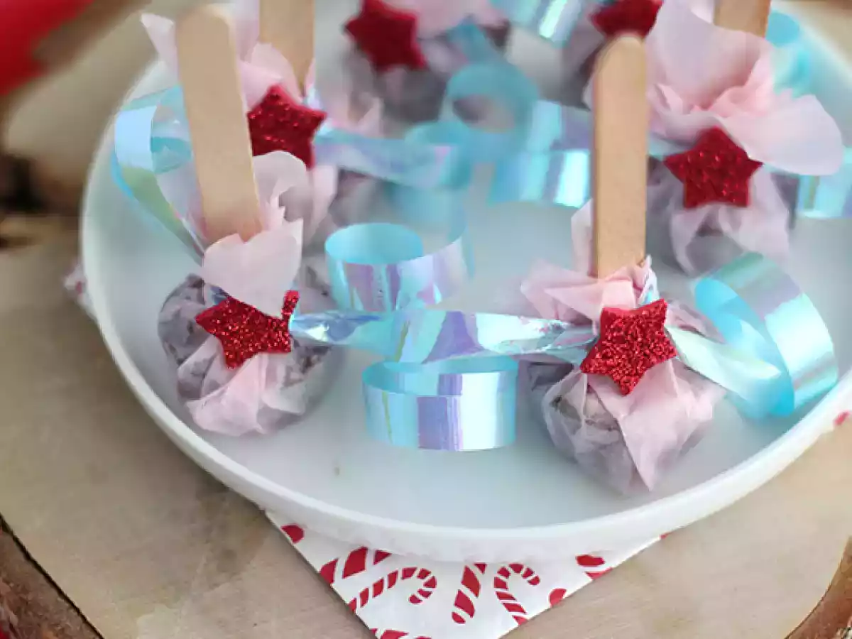 Piruletas de chocolate: chocolate negro + avellanas tostadas - foto 4