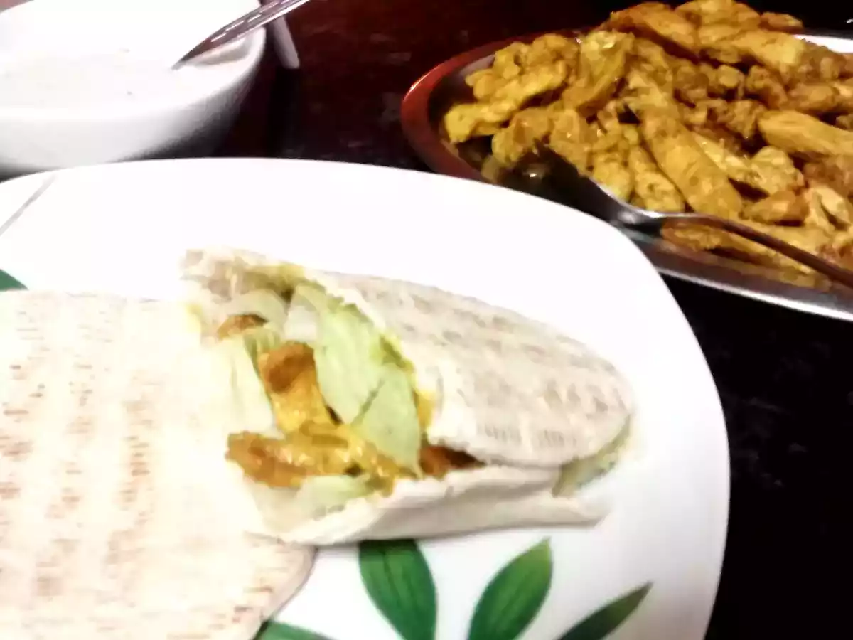 Pitas de pollo light