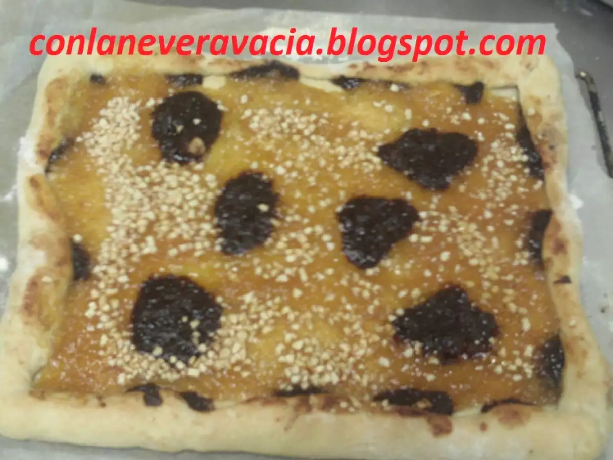 Pizza de mermelada y chocolate - foto 5