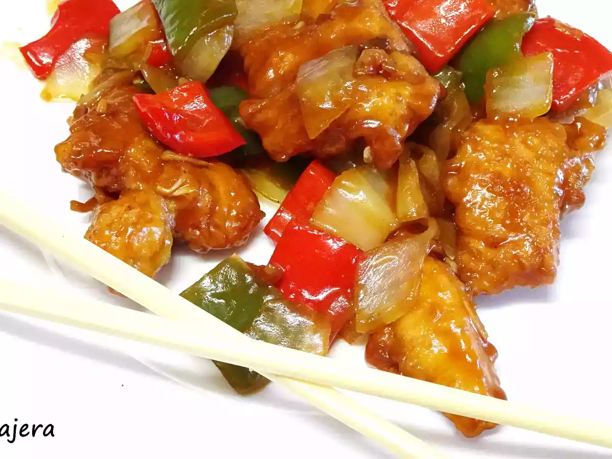 Pollo agridulce chino - foto 2