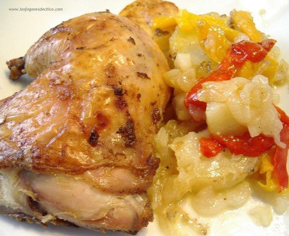 Pollo al ajillo y cominos - Receta Petitchef