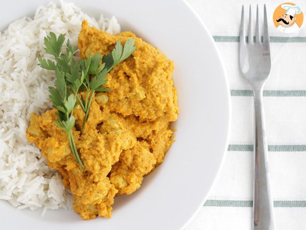 Pollo al curry y leche de coco - Receta Petitchef