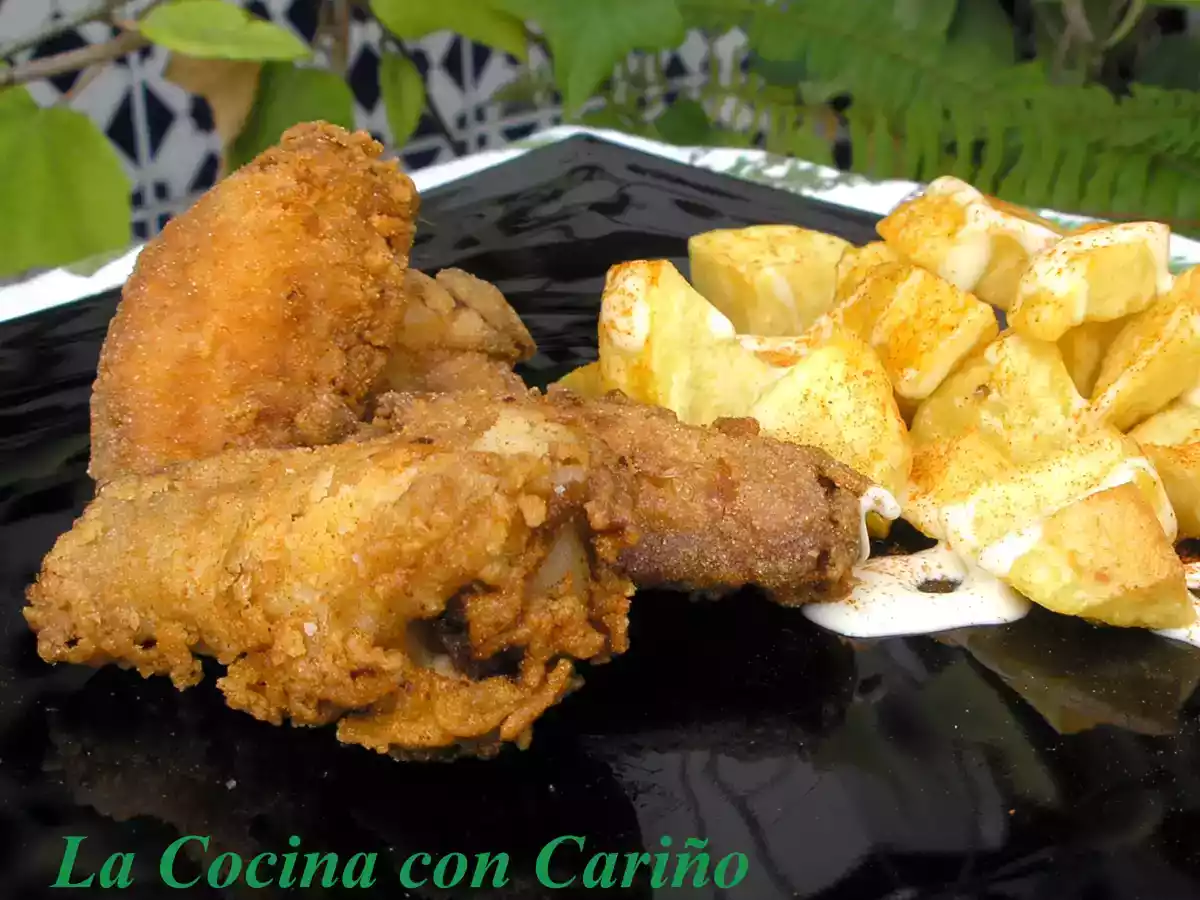 Pollo frito a la naranja