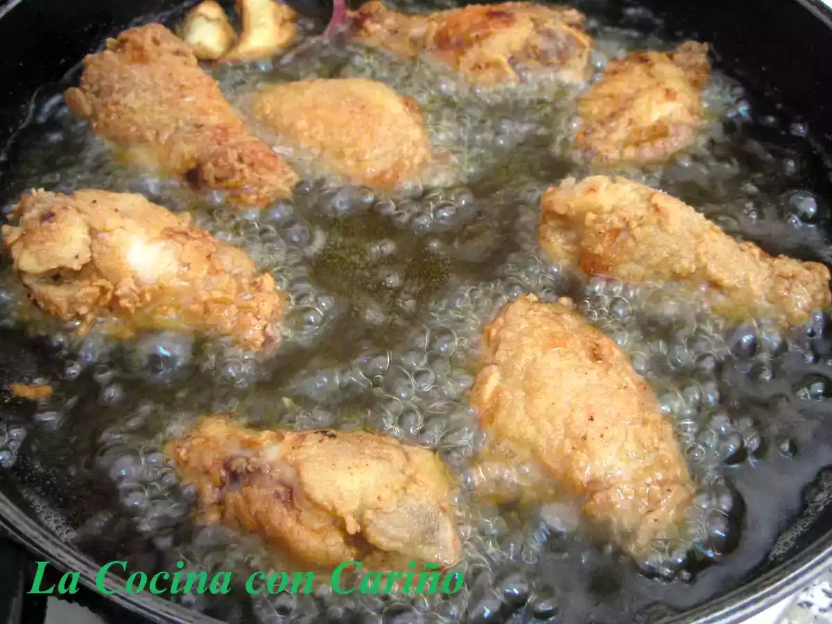 Pollo frito a la naranja - foto 4