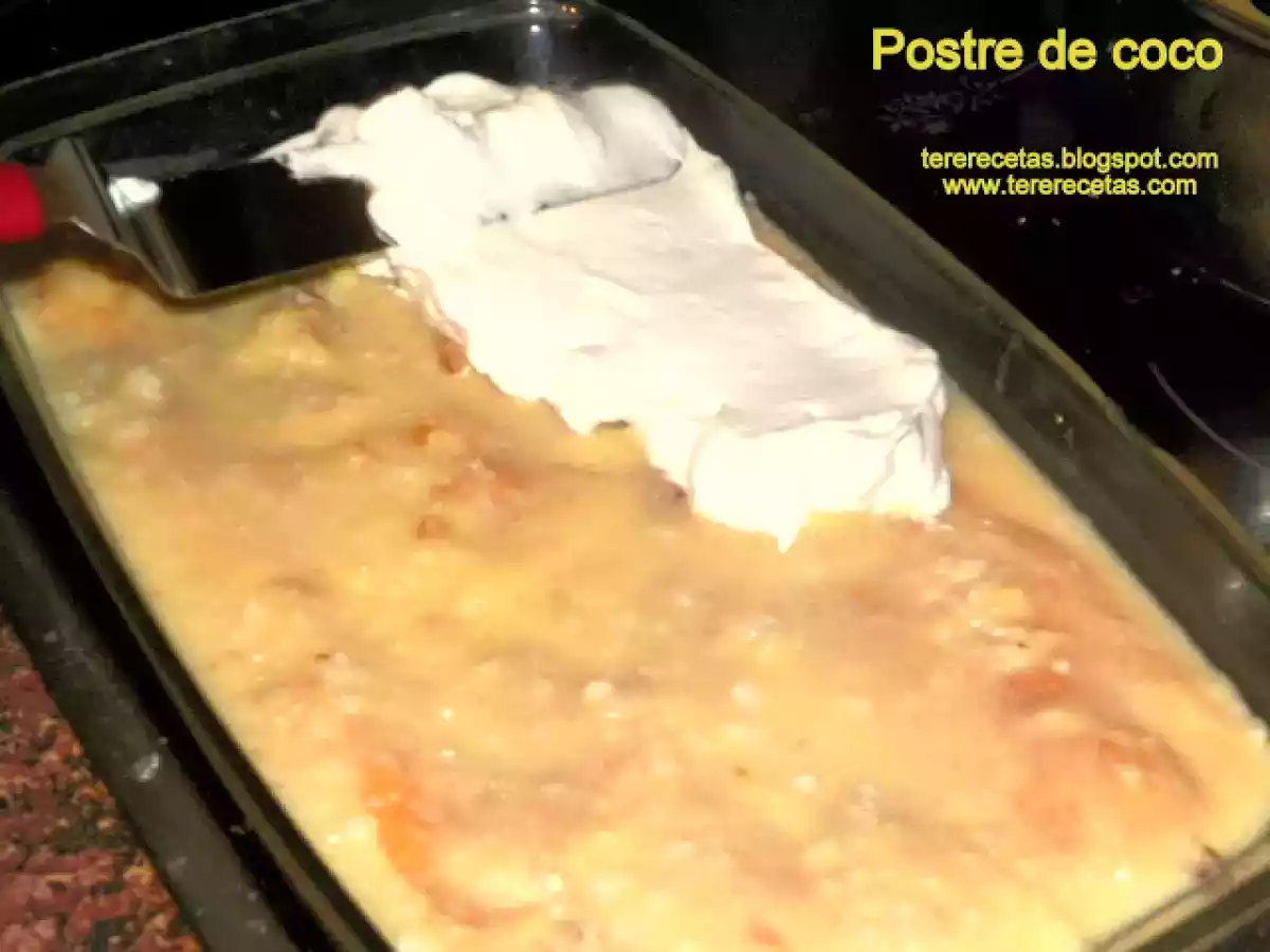 Postre de coco. - foto 2