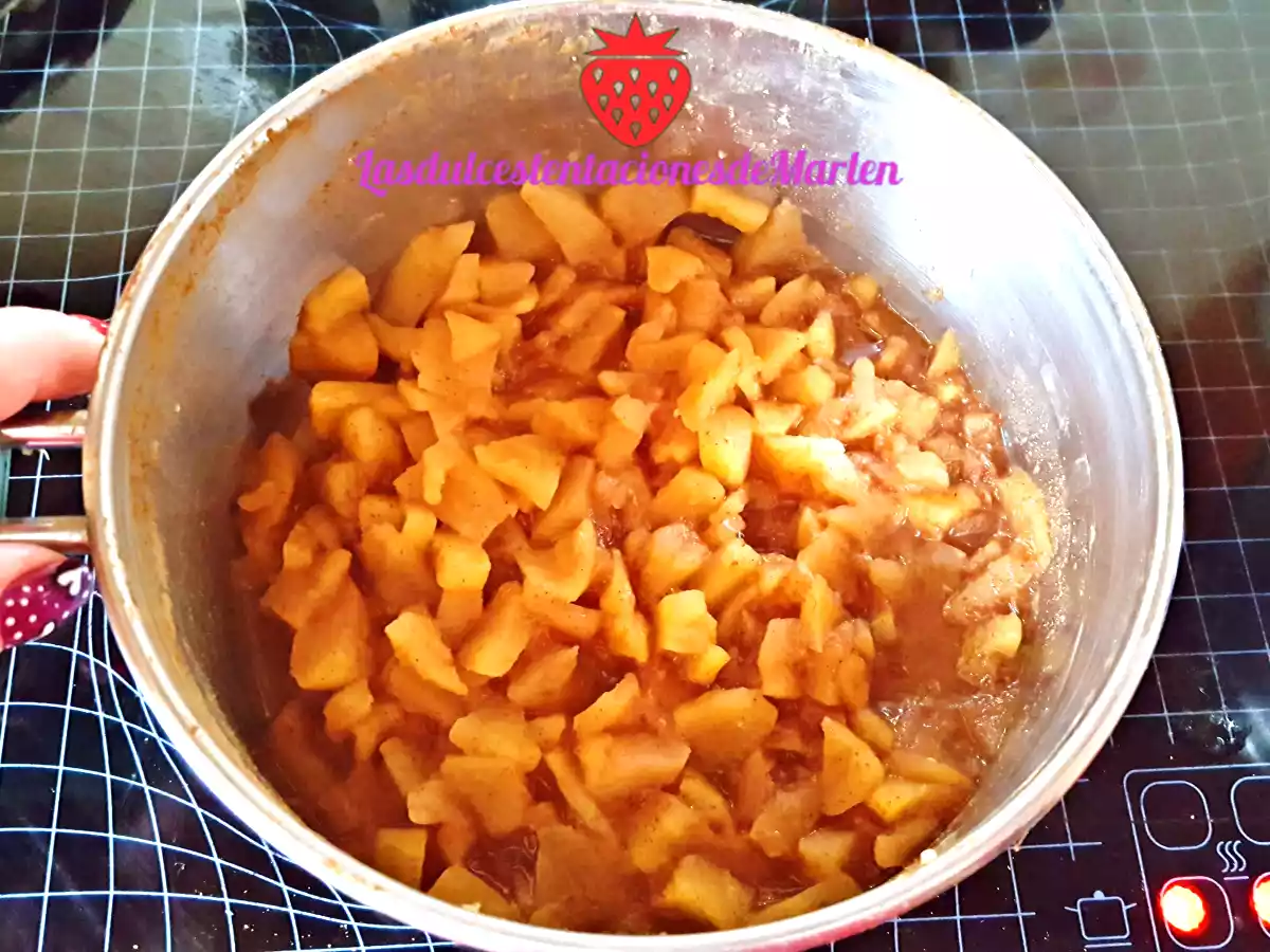 Pudín de Naranja, Plátano Y Manzana - foto 2