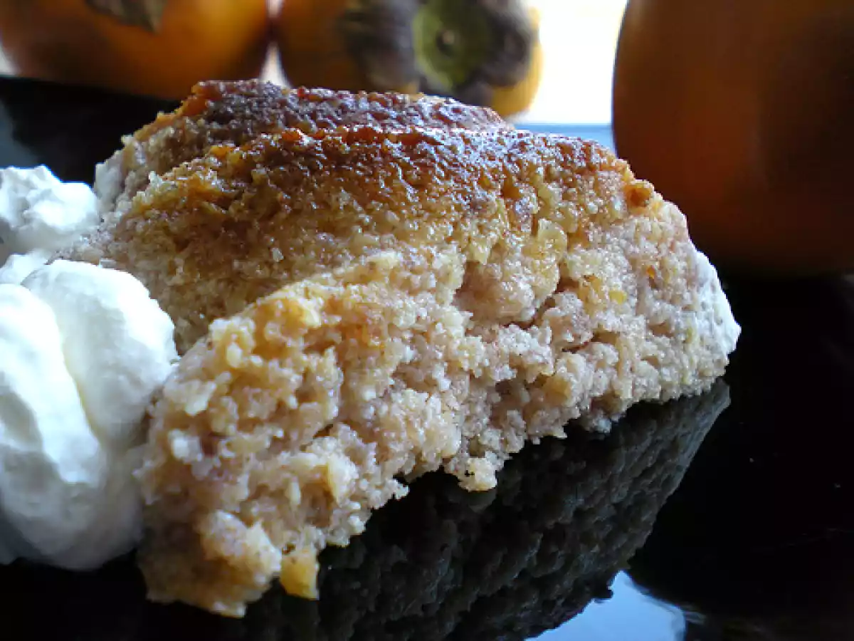 Puding de kakis persimon. Paso a paso - foto 3