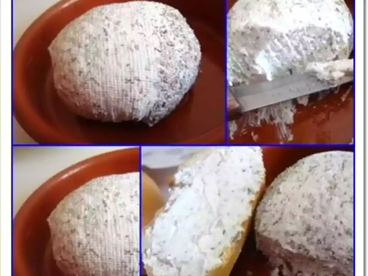 Queso fresco casero a las hierbas